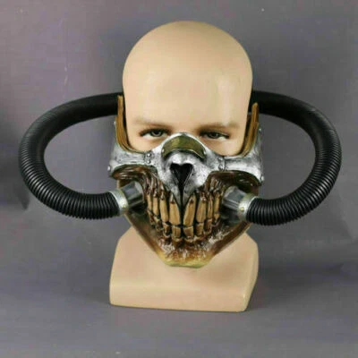 Cosplay Mad Max PVC Mask Immortal Joe Half Face Gas Mask Halloween Mask Props - Image 1 of 4
