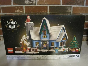 2021 LEGO 10293 SANTA'S VISIT WINTER VILLAGE COLLECTION (1445 PIECES)--NEW - Picture 1 of 11