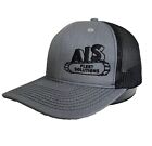 AIS Fleet Solutions Trucker Hat Port Authority Snapback Cap Gray