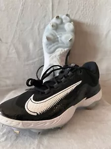 Nike Alpha Huarache Elite 4 Low Black Baseball Cleats Size 12.5. DJ6521-001 - Picture 1 of 6