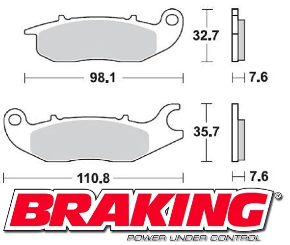 BRAKING FRONT PADS HONDA MSX (GROM) 125 2013-2015 BRAKE PADS FRONT - Image 1 of 1