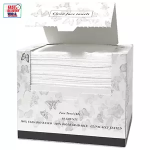 Disposable Face Towels, Soft & Gentle, Face Towels, Super Gentle and 30% More Th - Picture 1 of 12