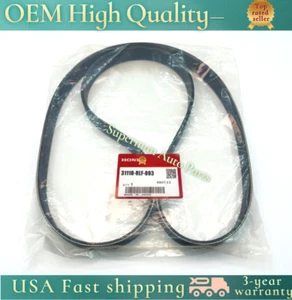 OEM For 2002-2006 Honda CR-V 2.4L Serpentine Drive Belt 31110-RLF-003 - Picture 1 of 8
