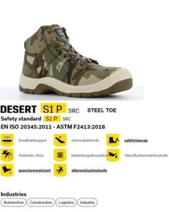 Sicherheitsjogger, Stahlzehe Arbeitsstiefel, DESERT MULTI - Bild 1 von 15