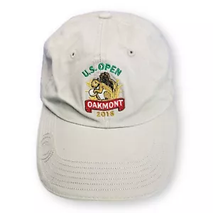 US Open 2016 USGA Oakmont miembro beige bordado gorra sombrero de golf ajustable - Imagen 1 de 8