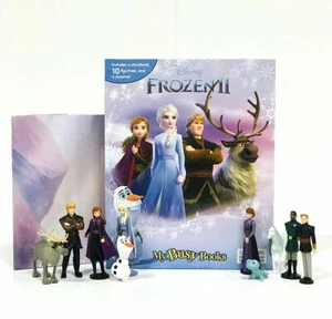 Disney Frozen 2 My Busy Books Cake Topper 10 Figurines, Playmat & Storybook Gift - Picture 1 of 6