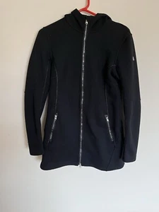 Spyder Core Black Hooded Full Zip Sweater Women’s Medium - Picture 1 of 5