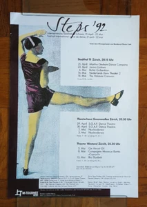 1992 Martha Graham Dance Company Zürich Schweiz Festival Tour Ad Poster - Bild 1 von 7