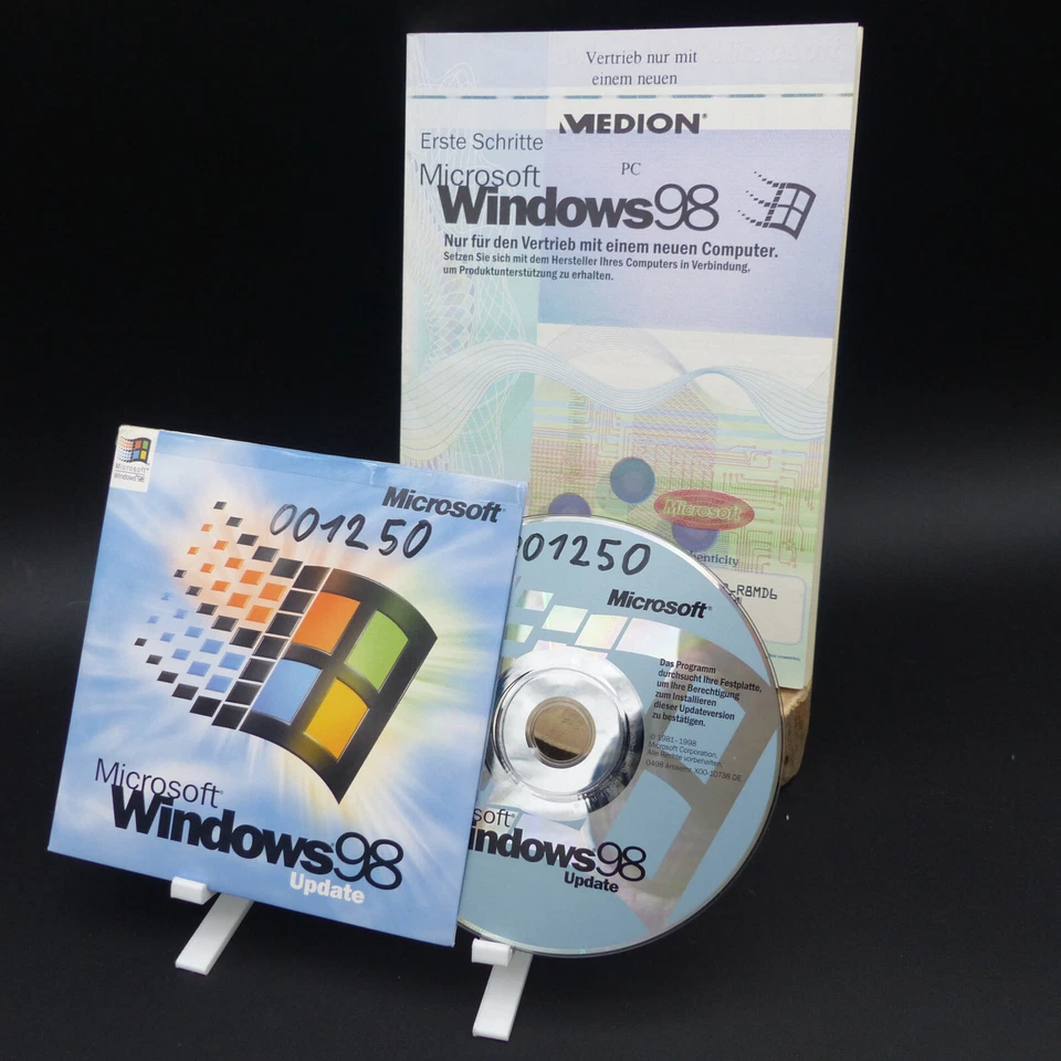 Windows 98 Update CD + Lizenz Key + Handbuch - DEUTSCH - - Bild 1 von 1