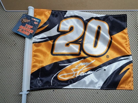 Tony Stewart Nascar Winners Circle Top Driver Car Window Flag 13.5” x 11” NWT Cover