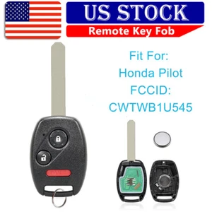For 2005 2006 2007 2008 Honda Pilot Keyless Entry Remote Car Key Fob CWTWB1U545 - Picture 1 of 8