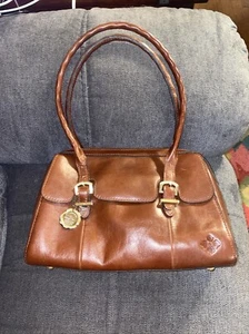 Borsa a tracolla Patricia Nash Britsh collezione conciata al vegetale Marlow marrone - Foto 1 di 9