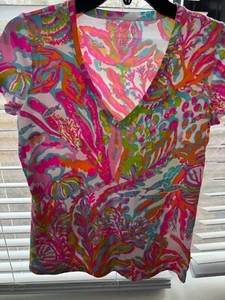 lily pulitzer v neck top - Bild 1 von 4