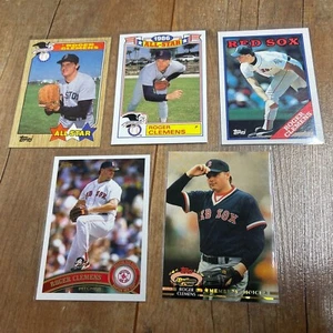 Roger Clemens Topps 1987 #614 2021 Archivi #275 Stadium Club ecc. LOTTO 5 CARTE - Foto 1 di 2