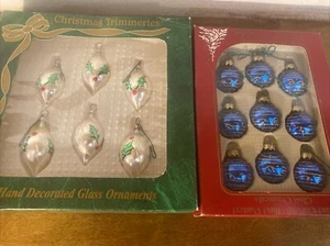 Mini Christmas Tree Ornament Lot Of 15 - Picture 1 of 3