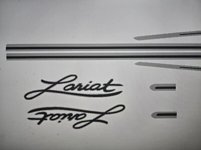 Kit de rayas Lariat personalizado para F150 2001-2003 cabina extendida o doble SOLO SUPERIOR Foto 1 de 4