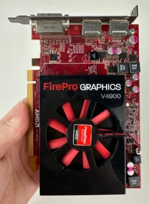 HP 654594-001 ATI FIREPRO V4900 1GB PCI-E X16 2X DP AND DVI VIDEO GRAPHICS - Image 1 of 4