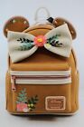 A3 Loungefly Mini Backpack Disney Boxlunch Minnie Mouse Fall Floral Flowers