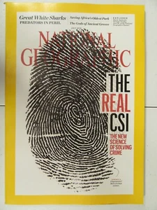 National Geographic July 2016 The Real CSI, Great White Sharks, Gods of Greece - Imagen 1 de 2