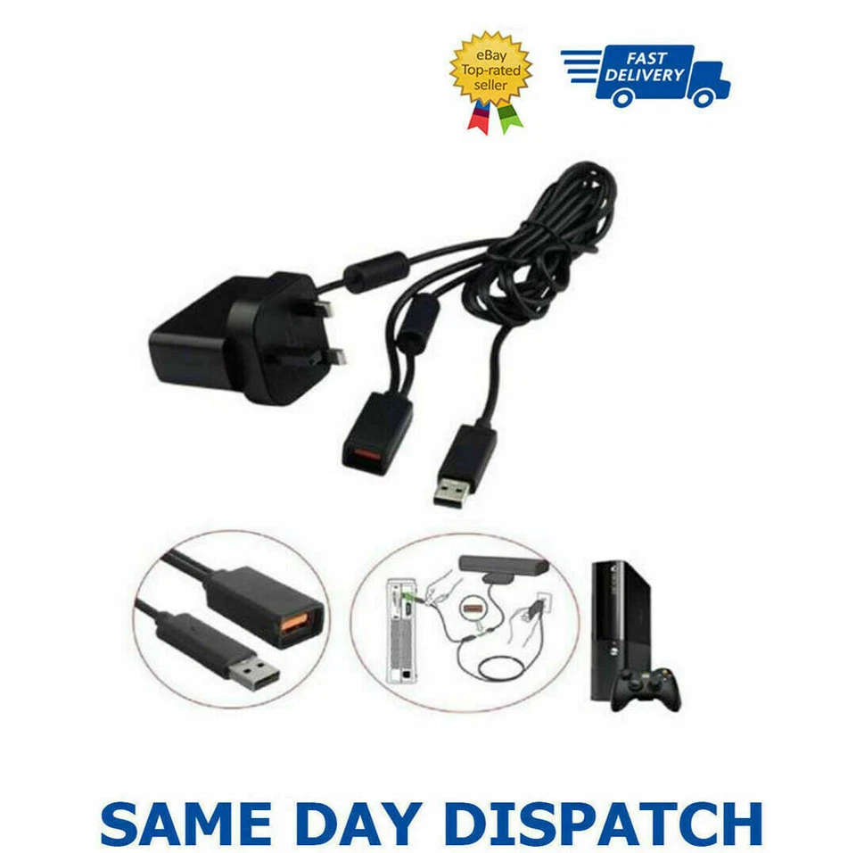 USB AC Adapter 1430 Charger Power Supply Cable Microsoft XBO Kinect Sensor