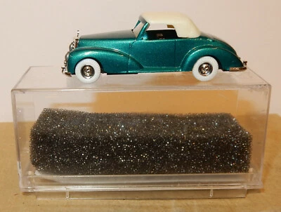 Praline Ho 1/87 Mercedes DB 300 S Cabrio Fattoria Verde Chiaro Metal #4205 Box - Immagine 1 di 4