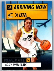 2024-25 Panini NBA Hoops - Arriving Now #29 Cody Williams Utah Jazz NBA Card - Picture 1 of 2
