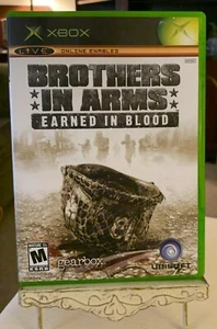 VTG ORIGINAL XBOX BROTHERS IN ARMS EARNED IN BLOOD COMPLETE MANUAL EXC COND 17+ - Picture 1 of 9