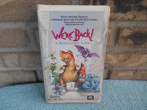 WE'RE BACK A DINOSAUR'S STORY 1993 VHS TAPE IN CLAMSHELL CASE - Imagen 1 de 9