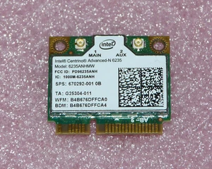 Intel Centrino Advanced-N 6235ANHMW WiFi WLAN Mini PCI-E 802.11n HP ZBook 15 G1 - Foto 1 di 2