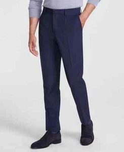 $198 Hugo Boss Para hombres Azul Oscuro Calce Ajustado Superflex Elastizado Traje Pantalones 34W yjn1325 - Imagen 1 de 1
