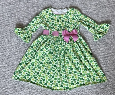 Vestido BONNIE JEAN Niña 5 Día de San Patricio Trébol de la Suerte Niña Foto 1 de 4