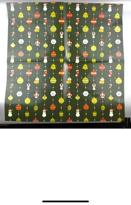 Folha de papel de embrulho para presente de Natal Nintendo, etiqueta!  X 5 - Imagem 1 de 4