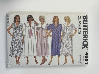 Dress Maternity Size 14-18 4661 80s CUT  To 18 Pattern Princess Di Sailor Collar - Image 1 of 2