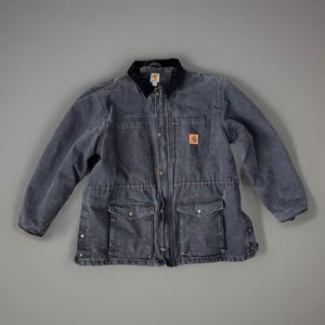Carhartt Herren Mantel 2XL 101683-001 dunkelgrau 2-Wege-Reißverschluss mit Druckknöpfen Chore Jacke Coat - Bild 1 von 10