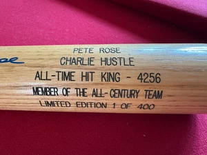 Pete Rose, "Autographed" (JSA) Limited Edition (#1) Louisville Bat (Sarce) - Bild 1 von 5