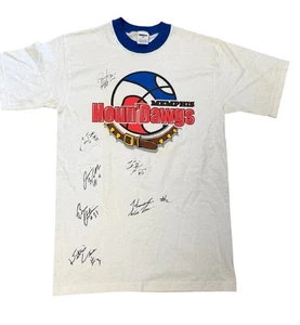 Vintage Memphis Houn’Dawgs Autographed Shirt Varsity USA Made Basketball ABA - Picture 1 of 14