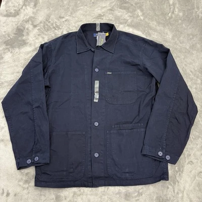 Polo Ralph Lauren Tareas Camisa Chaqueta Para Hombre L Azul Nuevo Con Etiquetas Preppy Granja Trabajo Chamarra Foto 1 de 4