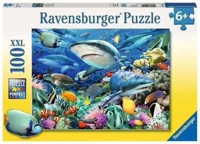 Ravensburger Shark Reef 100 Piece XXL Jigsaw Puzzle for Kids | Engaging... - Image 1 of 2