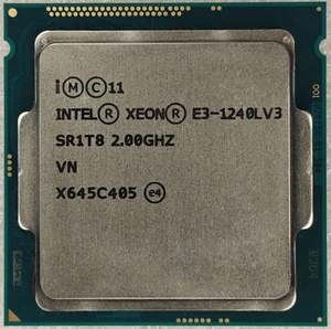 Intel Xeon E3-1240L V3 2.00GHz 4-core 8-thread 25W LGA1150 CPU processor - Picture 1 of 2