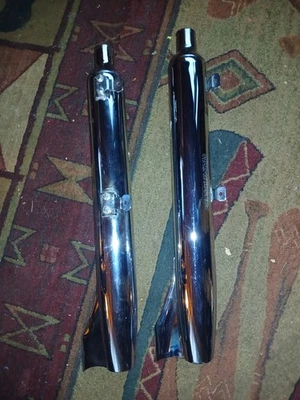 Silenciadores Harley Davidson FLSTS Heritage Softail Springer 65655-97 y 65679-97 Foto 1 de 4