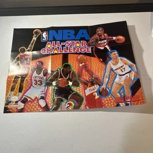 NBA all star challenge snes LJN Poster Insert - Picture 1 of 2
