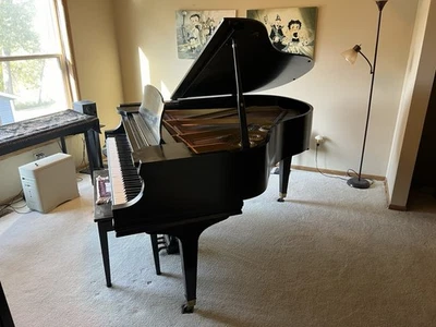 Vintage Ebony Mason  & Hamlin Model B Grand Piano Circa 1938 - Image 1 of 4