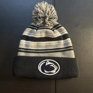 Penn State Nittany Lions Beanie Mens One Size Black Hat Cap New Era - Picture 1 of 5