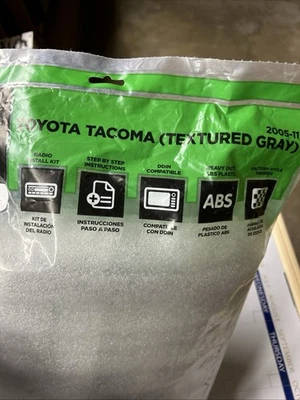 Kit de tablero de instalación de montaje de radio estéreo 2005-11 Tacoma METRA 99-8214TG nuevo Foto 1 de 4