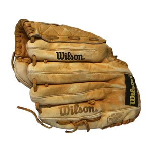Wilson men's Limited Team Series Edition A1651 13” Pattern Softball Glove brown - Picture 1 of 5