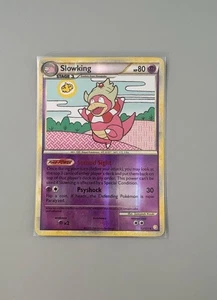 Pokemon TCG Slowking 12/123 Reverse Holo Heart Gold & Soul Silver 2010 LP - Picture 1 of 2