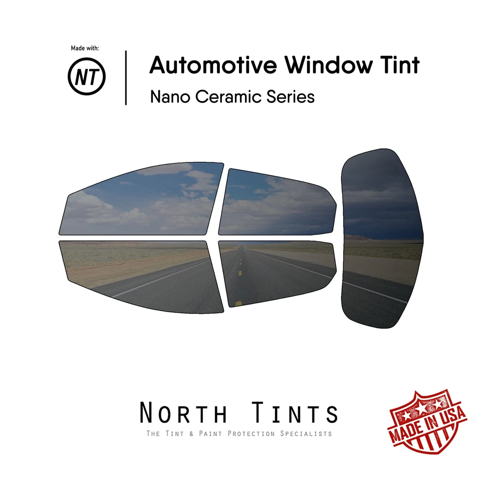 纳米陶瓷预切车窗色调膜汽车玻璃适用于马自达 2 2011 - 2014 — 第 1/4 张图片