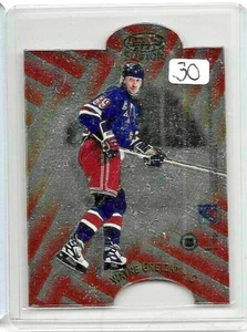 WAYNE GRETZKY / BRENDAN MORRISON BOWMAN'S BEST FUSION DIE-CUT INSERT BV$30.00 - Picture 1 of 2