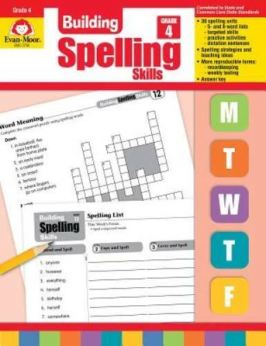 Building Spelling Skills, Grade 4 - Paperback By Evan Moor - GOOD - Image 1 of 1