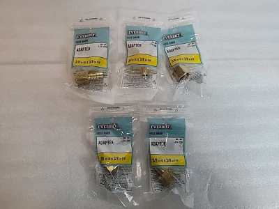 Conectores adaptador barra mangueira náilon 5PK Everbilt 3/8" ID x 3/8" FIP LFA-298 - Imagem 1 de 3